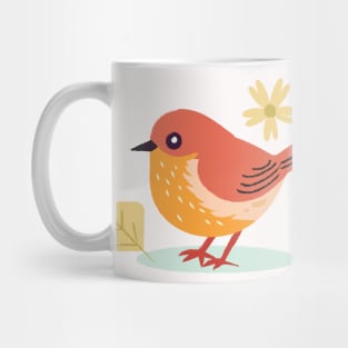 cute robin bird Mug